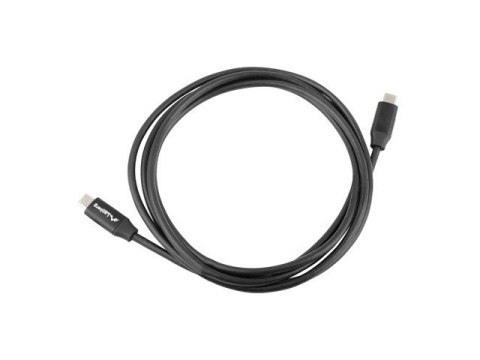 Kabel USB-C M/M 2.0 Lanberg czarny 1.8m szybkie ładowanie Quick Charge 4.0