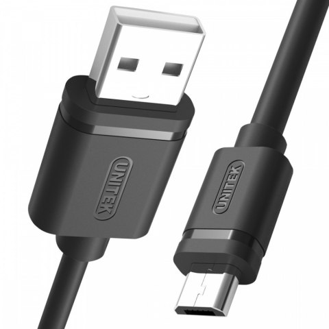Kabel USB Unitek microUSB 2.0 2m do szybkiego ładowania i transferu danych