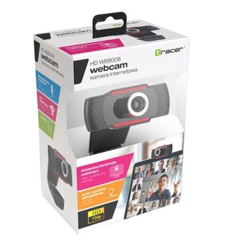 Kamera internetowa Tracer HD WEB008 z wbudowanym mikrofonem HD 720p
