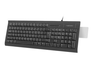Klawiatura Natec Moray z czytnikiem kart SMART ID wodoodporna ergonomiczna