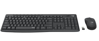 Logitech MK295 Silent Wireless Combo grafitowa klawiatura z myszką