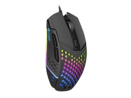 Mysz Fury Battler 6400 DPI z podświetleniem RGB dla graczy