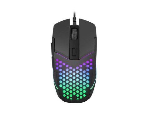 Mysz Fury Battler 6400 DPI z podświetleniem RGB dla graczy