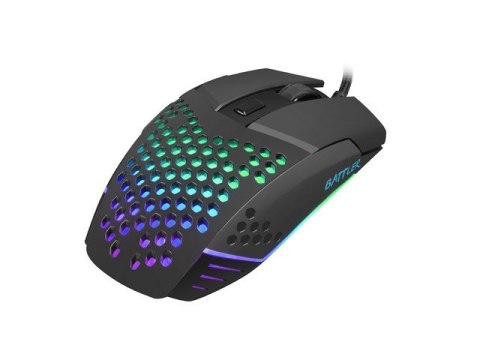 Mysz Fury Battler 6400 DPI z podświetleniem RGB dla graczy
