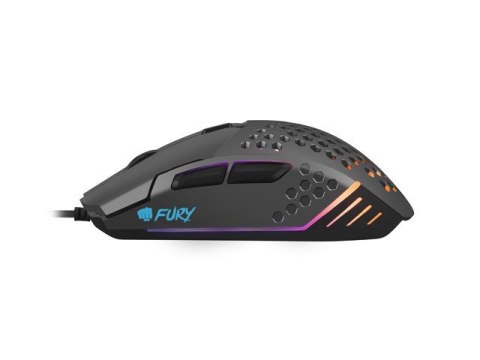 Mysz Fury Battler 6400 DPI z podświetleniem RGB dla graczy
