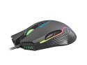 Mysz Fury Hustler 6400 DPI RGB gamingowa precyzyjna ergonomiczna