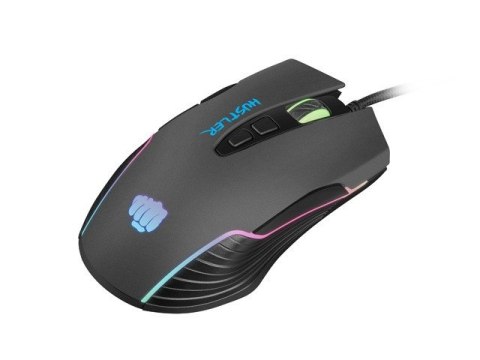 Mysz Fury Hustler 6400 DPI RGB gamingowa precyzyjna ergonomiczna