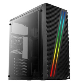 Obudowa AeroCool Streak RGB BLACK Mid Tower z USB 3.0