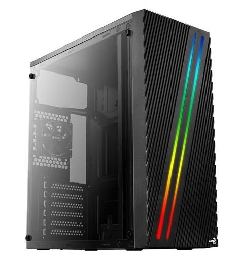 Obudowa AeroCool Streak RGB BLACK Mid Tower z USB 3.0