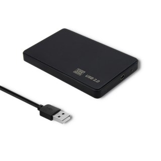 Obudowa Qoltec na dysk HDD SSD 2.5 cala SATA3 USB 2.0 czarna
