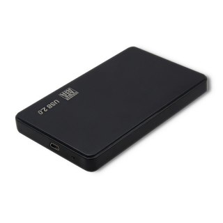 Obudowa Qoltec na dysk HDD SSD 2.5 cala SATA3 USB 2.0 czarna