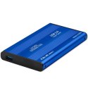 Obudowa Qoltec HDD SSD 2.5 cala SATA3 USB 3.0 niebieska aluminiowa