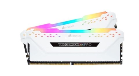 Pamięć DDR4 Corsair Vengeance RGB 16GB 3200MHz biała CL16