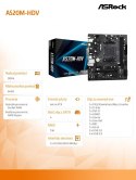 Płyta główna ASRock A520M-HDV AM4 mATX z HDMI 2DDR4