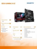 Płyta główna Gigabyte B550 GAMING X V2 AM4 4DDR4 ATX z HDMI/DVI