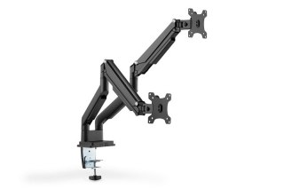 Ramię biurkowe Digitus podwójne do 2xLCD 32'' max. 18kg regulowane