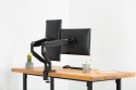 Ramię biurkowe Digitus podwójne do 2xLCD 32'' max. 18kg regulowane Ramię biurkowe Digitus podwójne do 2xLCD 32'' max. 18kg regulowane