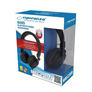 Słuchawki Bluetooth Esperanza Bard nauszne z mikrofonem