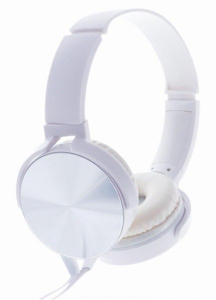 Słuchawki Rebeltec Montana Białe stereo z mikrofonem 3 5mm