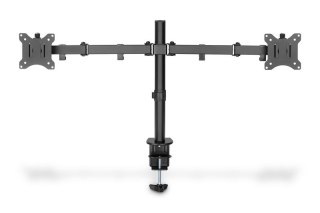 Uchwyt biurkowy Digitus 2xLCD 32 max. obrotowy czarny ergonomiczny