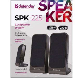 Głośniki Defender SPK-225 2.0 kompaktowe do komputera laptopa