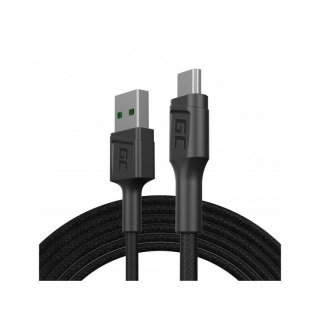 Kabel Green Cell GC PowerStream Micro USB 120 cm szybkie ładowanie QC 3.0