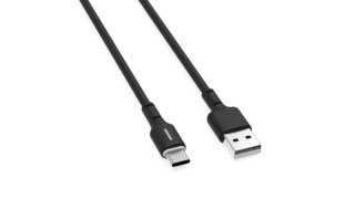 Kabel USB-A USB-C LED 1,2 m Krux uniwersalny z szybkim ładowaniem