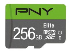 Karta pamięci PNY MicroSDXC Elite 256GB UHS-I 100MBs do smartfonów