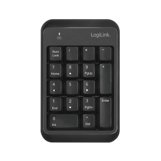 Klawiatra numeryczna LogiLink ID0201 Bluetooth 5.1 bezprzewodowa czarna
