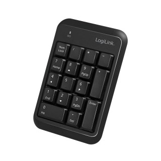 Klawiatra numeryczna LogiLink ID0201 Bluetooth 5.1 bezprzewodowa czarna