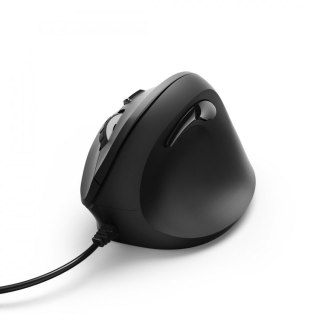 Mysz przewodowa Hama EMC-500 ergonomiczna czarna z regulacją DPI