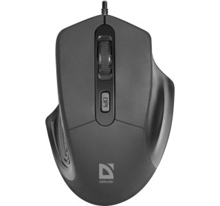 Mysz Defender DATUM MB-347 przewodowa optyczna 1600 DPI czarna