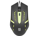 Mysz Defender HIT MB-601 przewodowa optyczna gamingowa LED 1200dpi