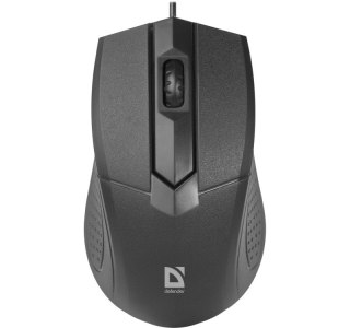 Mysz Defender OPTIMUM MB-270 przewodowa optyczna czarna do biura