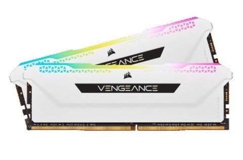 Pamięć DDR4 Corsair Vengeance RGB PRO SL 16GB 3600 MHz biała CL18