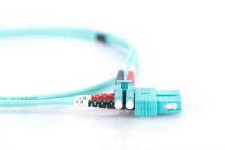 Kabel światłowodowy Digitus Patchcord LC-SC MM 50/125 Duplex LSOH 1m