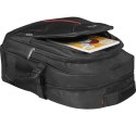 Plecak Defender Carbon 15 6 cala czarny 3 komory z uchwytem