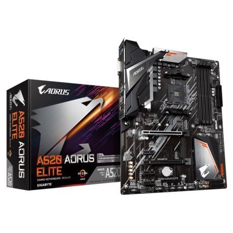 Płyta główna Gigabyte A520 AORUS ELITE AM4 4DDR4 HDMI DVI ATX