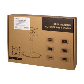 Podstawa monitora LogiLink 17-32 cali stalowa maks 8kg czarna