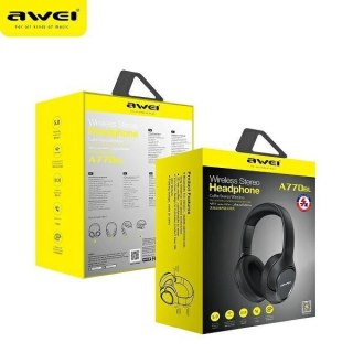 Słuchawki AWEI A770BL Bluetooth nauszne czarne z mikrofonem