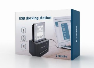 Stacja dokująca Gembird SSD SATA 2.5 3.5 USB 2.0 szybki odczyt