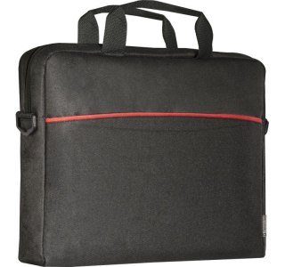 Torba Defender Lite 15.6 czarna wzmocnione boki płaski kształt