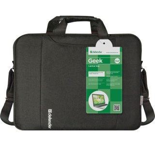 Torba Defender GEEK 15,6 czarna z paskiem na ramię