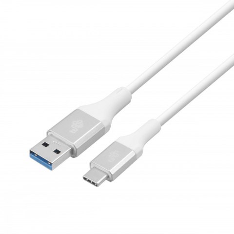Kabel USB 3.0 USB C 2m PREMIUM 3A biały TPE szybkie ładowanie