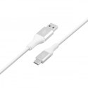 Kabel USB 3.0 USB C 2m PREMIUM 3A biały TPE szybkie ładowanie