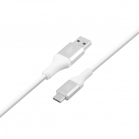 Kabel USB 3.0 USB C 2m PREMIUM 3A biały TPE szybkie ładowanie