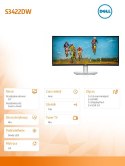 Monitor Dell S3422DW 34 WQHD zakrzywiony LED 21:9 z głośnikami