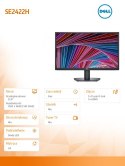 Monitor Dell SE2422H 23.8 FHD LED 1920x1080 z HDMI 75Hz