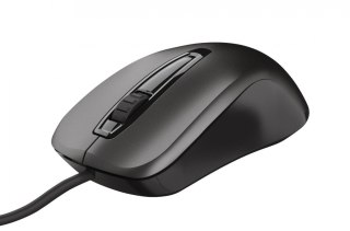 Mysz komputerowa Trust Carve przewodowa optyczna USB 1200 DPI czarna