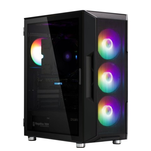 Obudowa Zalman I3 Neo ATX Mid Tower RGB 4 wentylatory wydajna czarna